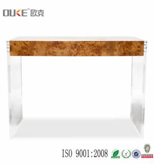 Écran de table acrylique transparent personnalisé pour utilisation sur le restaurant