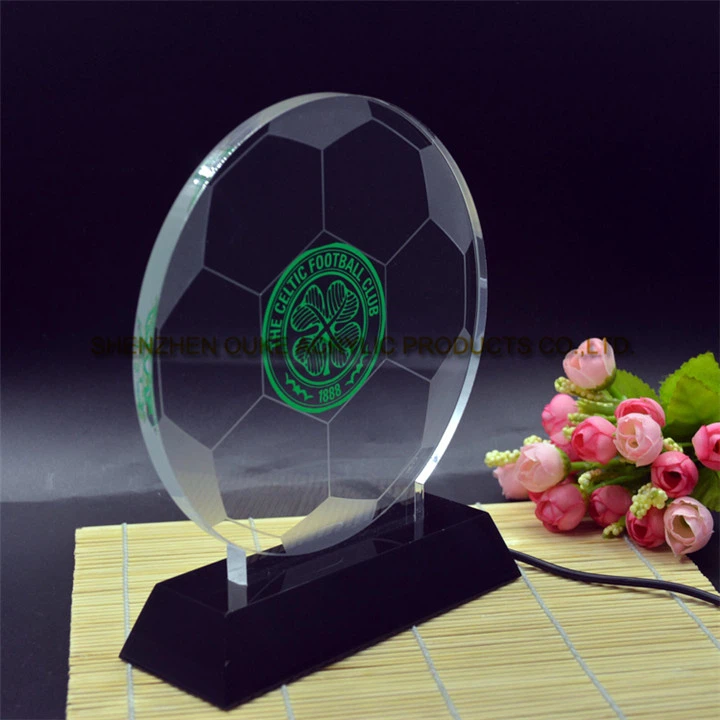 Custom Creative Ball Shape Led Display Lighting Acrylic Led Light Box Display Stand