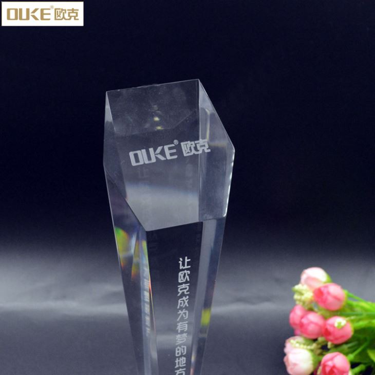 Best Selling Cheap Clear Acrylic Trophy