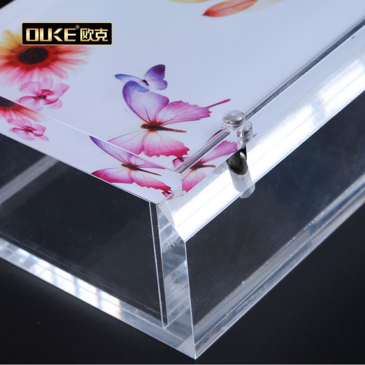 Clear Luxury UV Printing Acrylic Box