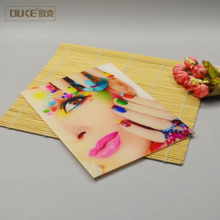 Custom UV Printing Clear Acrylic Panel