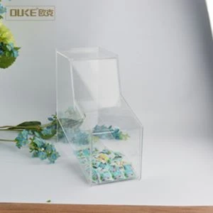 Boîte de bonbons grande pratique acrylique de haute qualité