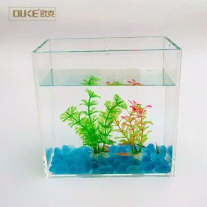 Grands aquariums acryliques transparents de réservoir de poissons pour la décoration