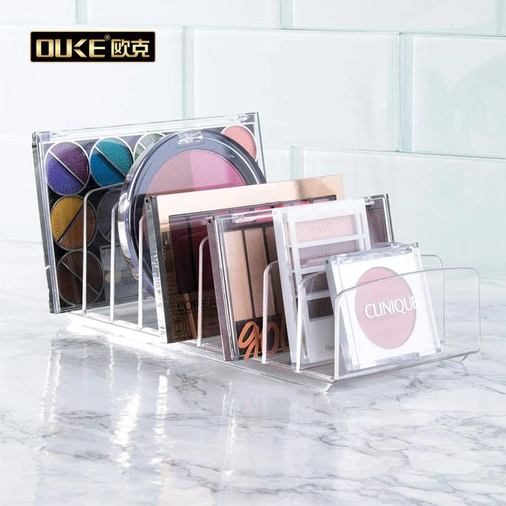 Clarity Cosmetic Palette Organizer Acrylic Divider