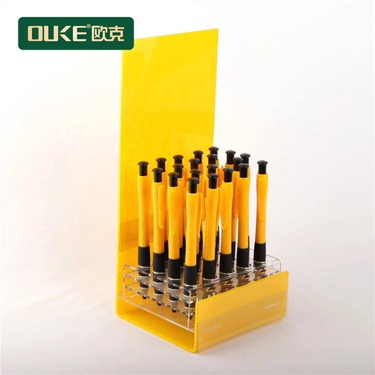 Yello Acrylic Pen Holder