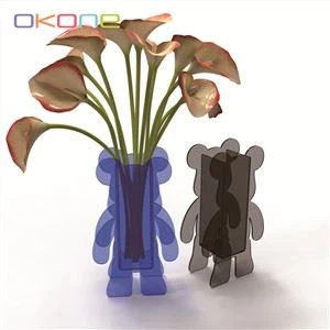 Vente en gros de boîtes à fleurs en acrylique transparent